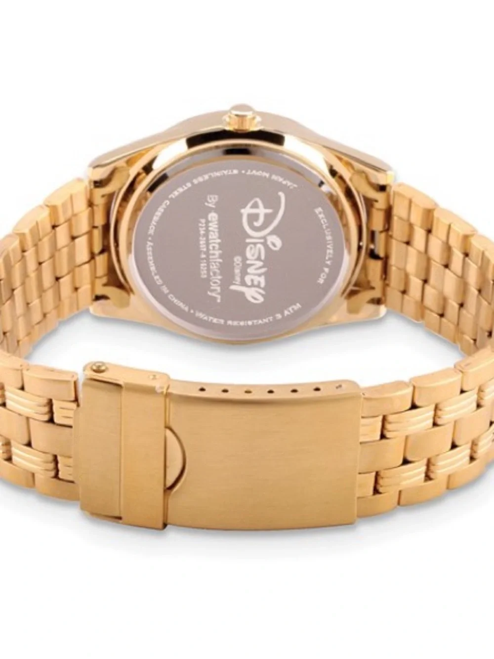Disney Adult Size Minnie Mouse Crystal Gold-Tone Watch (XWA6726)